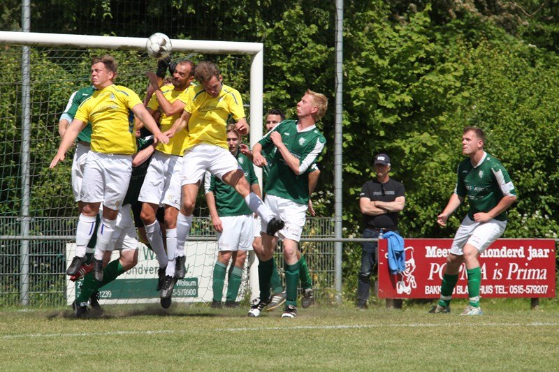 Eindstand GEEL WIT BUREN AMELAND - VV BLAUWHUIS